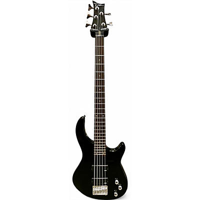 Used Dean Edge 09 5 String Black Electric Bass Guitar
