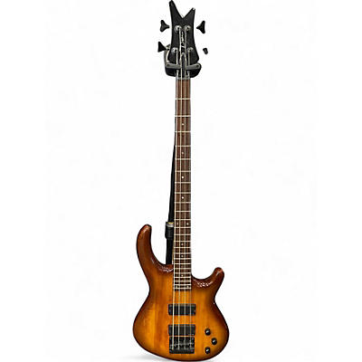 Used Dean Edge 4 String Amber Electric Bass Guitar