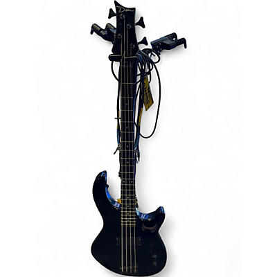 Used Dean Edge 4 String Black Electric Bass Guitar