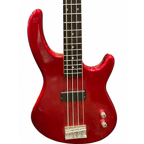 Used Dean Edge 4 String Candy Apple Red Electric Bass Guitar Candy Apple Red