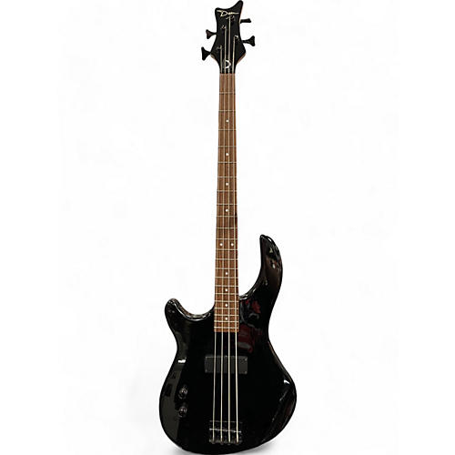 Used Dean Edge 4 String Lefty Black Electric Bass Guitar Black