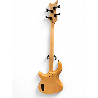 Used Dean Edge 4 String Natural Electric Bass Guitar