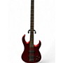 Used Dean Edge 4 String Red Electric Bass Guitar Red