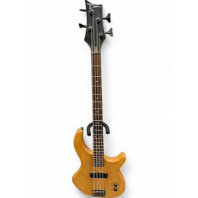 Used Dean Edge 4 String Vintage Natural Electric Bass Guitar
