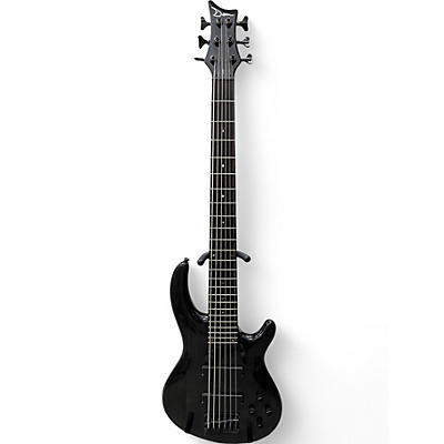 Used Dean Edge 6 6 String Black Electric Bass Guitar