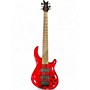 Used Dean Edge 6 6 String Trans Crimson Red Electric Bass Guitar Trans Crimson Red