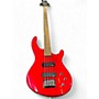 Used Dean  Edge Chrome Red Electric Bass Guitar Chrome Red