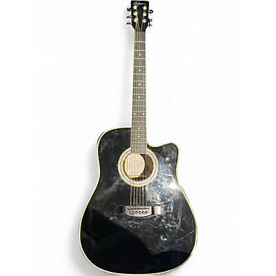 Used Dean Estabon American Legacy Black Acoustic Electric Guitar
