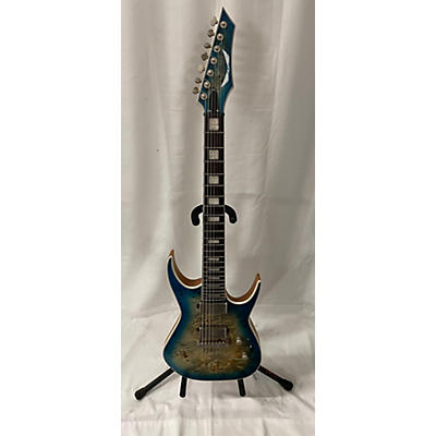 Dean Used Dean Exile 7 String Turquoise Solid Body Electric Guitar