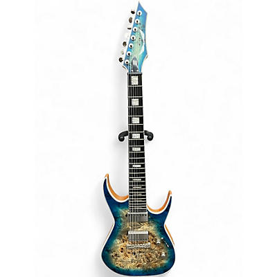 Used Dean Exile Select Turquoise Solid Body Electric Guitar
