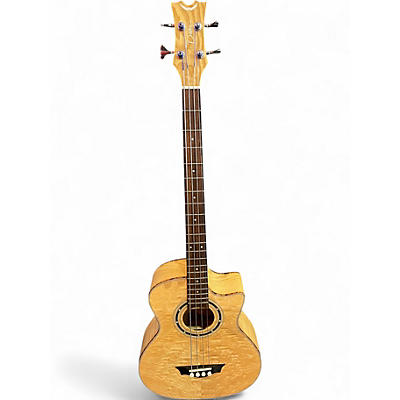 Used Dean Exotica Natural Gloss Acoustic Bass Guitar