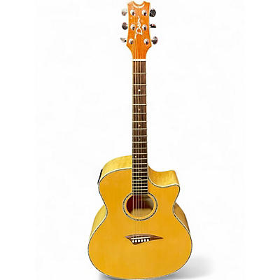 Used Dean Exotica QSE SP GN Natural Acoustic Electric Guitar