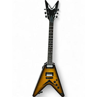 Used Dean Flying V 2 Color Sunburst Solid Body Electric Guitar