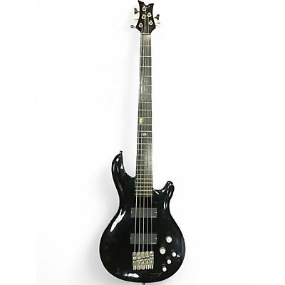 Used Dean HARDTAIL BLACK Electric Bass Guitar