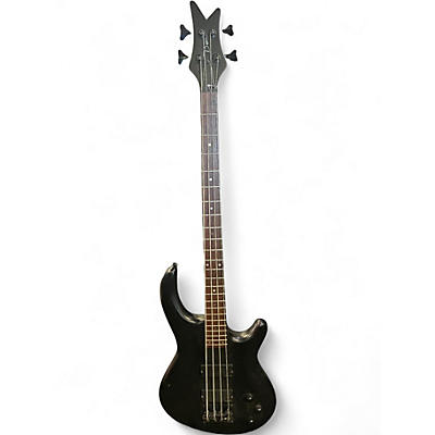 Used Dean Hardtail 4 string Black Electric Bass Guitar