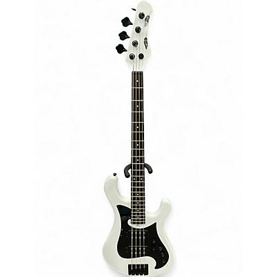Used Dean HillsborO SATIN WHITE Electric Bass Guitar