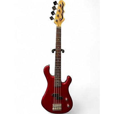 Used Dean Hillsboro Junior 3/4 Size Red Electric Bass Guitar