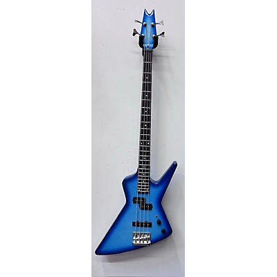 Dean Used Dean Hollywood Z Blue Burst Electric Bass Guitar