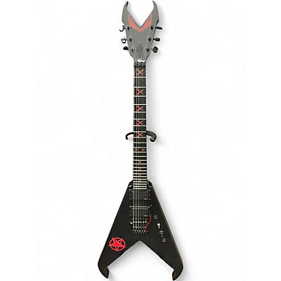 Used Dean Kerry King V Satin Black Solid Body Electric Guitar