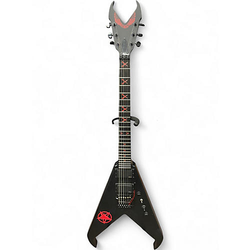 Used Dean Kerry King V Satin Black Solid Body Electric Guitar Satin Black