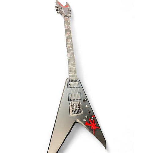 Used Dean King Kerry V Limited Edition #35/50 Black Solid Body Electric Guitar Black