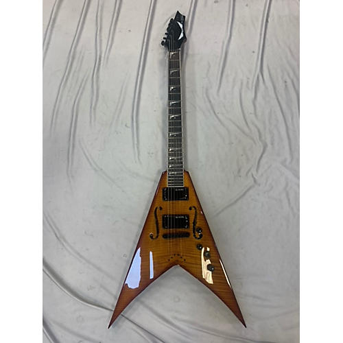 Dean Used Dean Limited Edition Dave Mustaine Stradi VMNT Sunburst Hollow Body Electric Guitar Sunburst