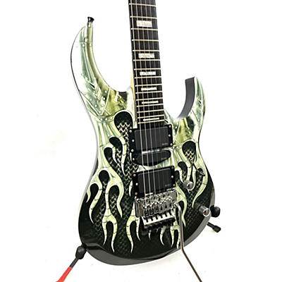 Dean Used Dean MAB1 Michael Angelo Batio Signature ARMORED FLAMES Solid Body Electric Guitar