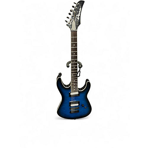 Used Dean MDX QM TBB Trans Blue Burst Solid Body Electric Guitar Trans Blue Burst