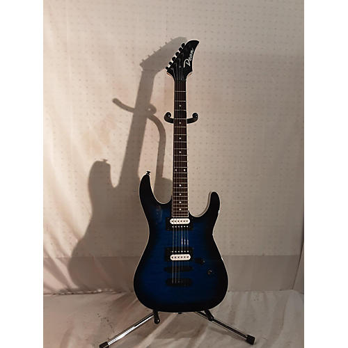 Dean Used Dean MDX X Quilt Maple Transparent Blue Burst Solid Body Electric Guitar Transparent Blue Burst