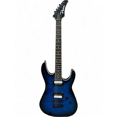 Used Dean MDX X Transparent Blue Burst Solid Body Electric Guitar