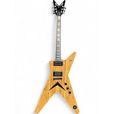 Used Dean ML Exotic Spalted Maple Solid Body Electric Guitar