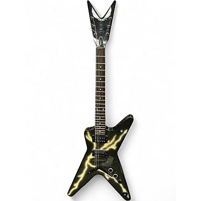 Used Dean ML LIGHTNING Black Solid Body Electric Guitar