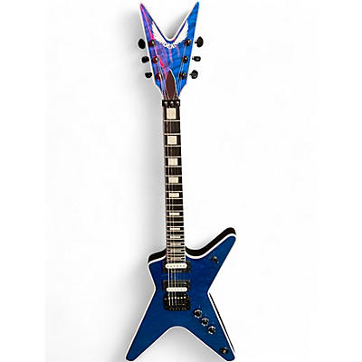 Used Dean ML SELECT 24 KAHLER Trans Blue Solid Body Electric Guitar