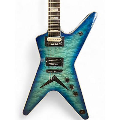 Used Dean ML Select Quilt Top Ocean Blue Burst Solid Body Electric Guitar
