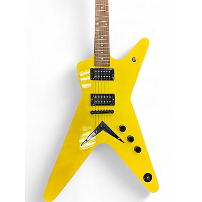 Used Dean ML X Desert Sun Yellow Solid Body Electric Guitar