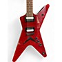 Used Dean ML X Red Quilt Maple  Solid Body Electric Guitar Red Quilt Maple