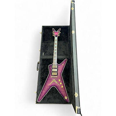 Used Dean ML79 Trans Purple Solid Body Electric Guitar