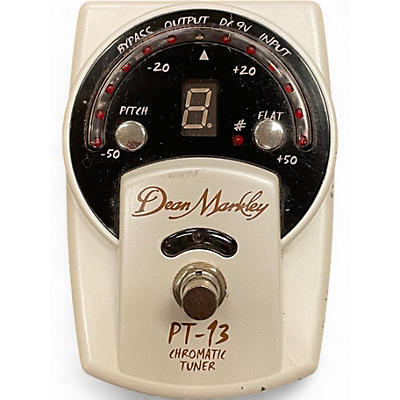 Used Dean Markley PT-13 CHROMATIC TUNER Tuner Pedal