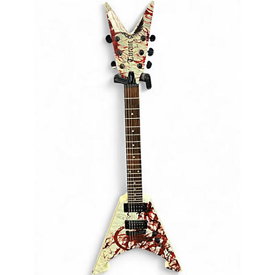 Used Dean Michael Amott Tyrant Splatter Graphic Solid Body Electric Guitar