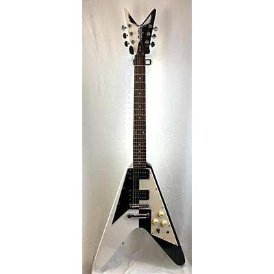 Dean Used Dean Michael Schenker Retro Black And White Solid Body Electric Guitar