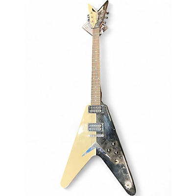 Used Dean Michael Schenker Standard Black and White Solid Body Electric Guitar