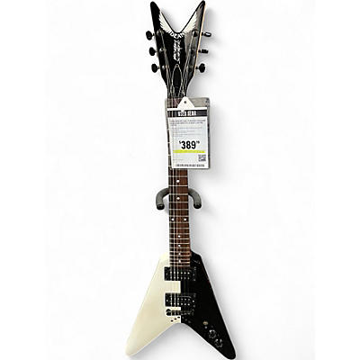 Used Dean Michael Schenker Standard black and white Solid Body Electric Guitar