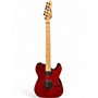 Used Dean NASH VEGAS Trans Red Solid Body Electric Guitar Trans Red