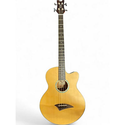 Used Dean PB-CE Natural Acoustic Bass Guitar