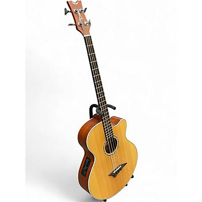Used Dean PBCE Natural Acoustic Bass Guitar