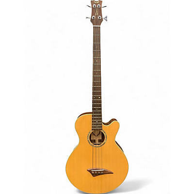 Used Dean PCBE Blonde Acoustic Bass Guitar