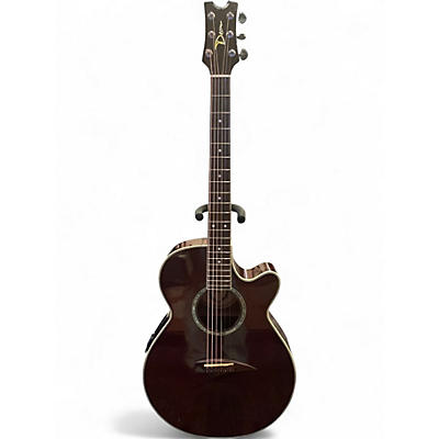Used Dean PE Acoustic Electric Purple Acoustic Electric Guitar