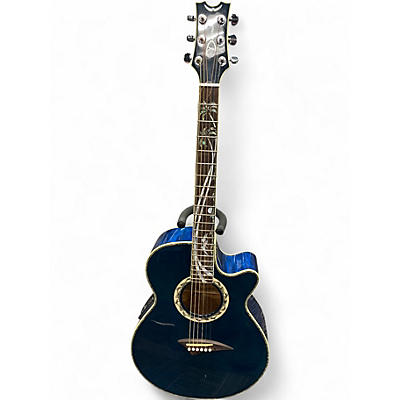 Used Dean PQSE KL BLUE Acoustic Guitar