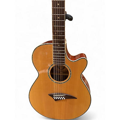 Used Dean PSE 12 Natural 12 String Acoustic Electric Guitar