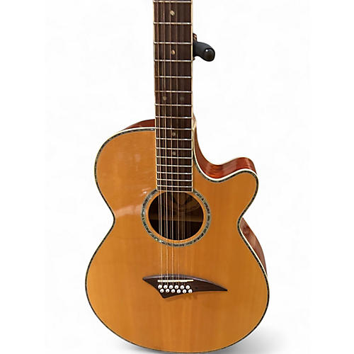 Used Dean PSE 12 Natural 12 String Acoustic Electric Guitar Natural